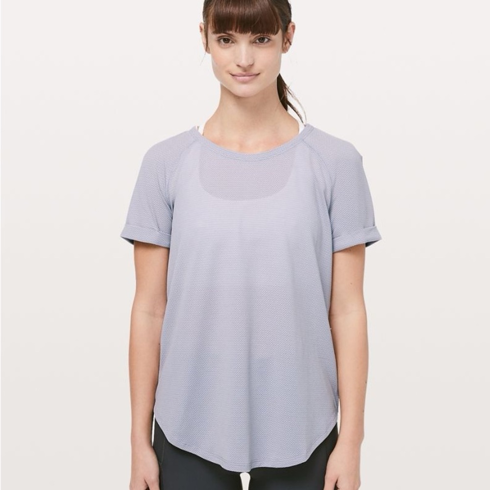 Lululemon Open Up Tie Back Tee